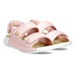 Dětské kožené páskové sandály ECCO® Cozmo 60 - Růžová  - Pair
