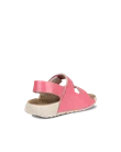 Kids' ECCO® Cozmo Leather Two Strap Sandal - Pink - B
