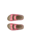 ECCO® Cozmo sandale en cuir deux brides pour enfant - Pink - Top_Left_Pair