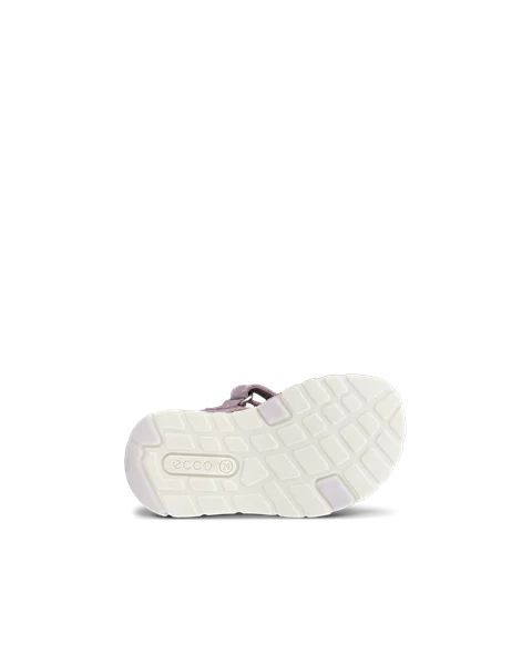 Dievčenské kožené rybárske sandále ECCO® Mini Stride - Ružová - S