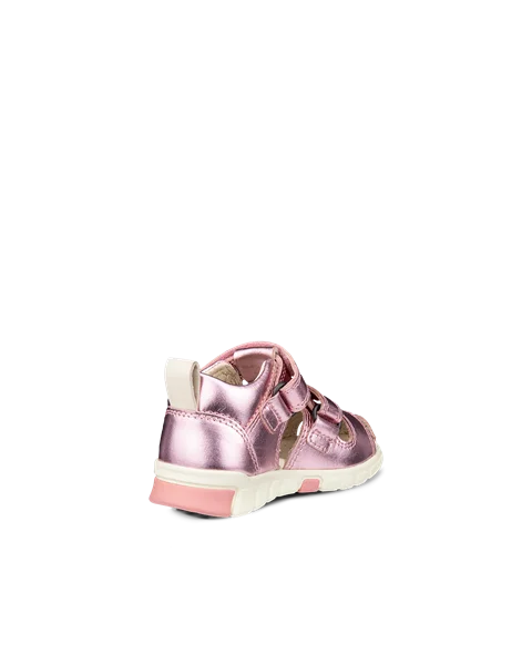 ECCO® Mini Stride sailor sandaler i læder til børn - Pink - B