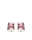 ECCO® Mini Stride sailor sandaler i læder til børn - Pink - Front_Pair