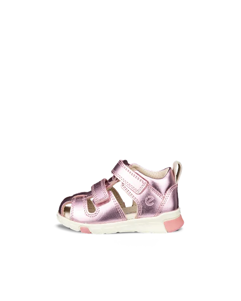 ECCO® Mini Stride sailor sandaler i læder til børn - Pink - O