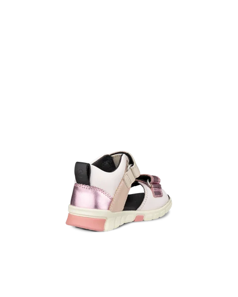 ECCO® Mini Stride Skinnsandal barn - Pink - B