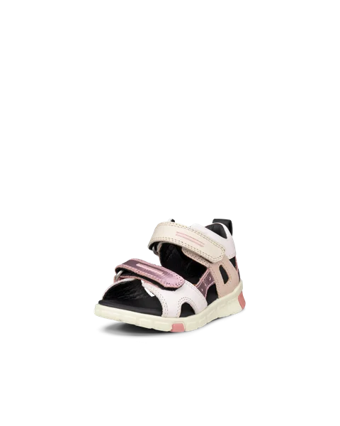 ECCO® Mini Stride Skinnsandal barn - Pink - M