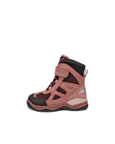 ECCO® Snow Mountain bottes d'hiver imperméable en nubuck  pour enfant - Pink - O