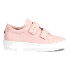 Dziecięce skórzane sneakersy ECCO® Soft 60 - Różowy - Outside