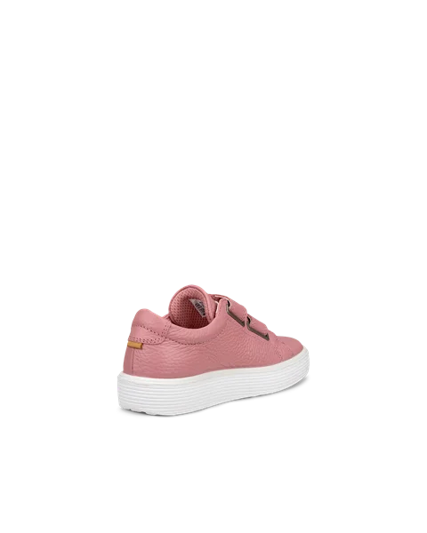 ECCO® Soft 60 barn sneakers skinn - Pink - B