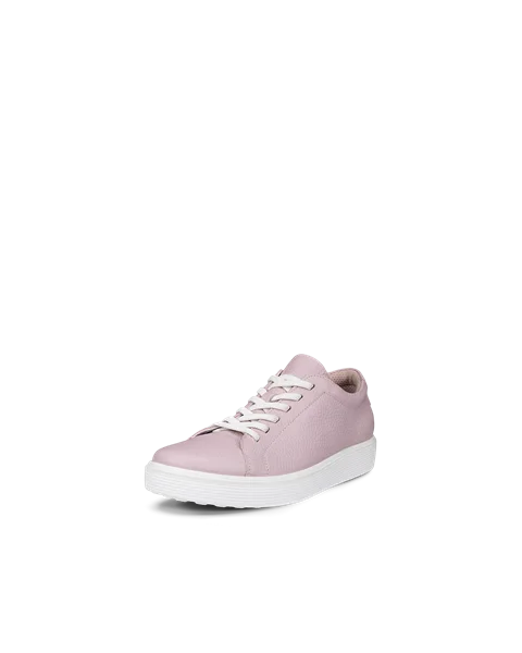 Dziecięce skórzane sneakersy ECCO® Soft 60 - Różowy - M