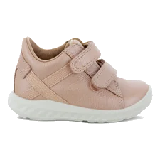 Dziewczęce skórzane sneakersy ECCO® SP.1 Lite - Różowy - Outside
