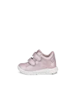 ECCO® SP.1 Lite Infant sneakers i læder med membran og med velcro remme til børn - Pink - O