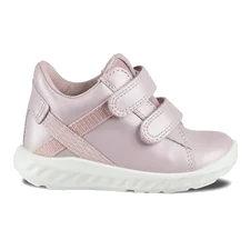 ECCO® SP.1 Lite Infant Mädchen Ledersneaker mit Klettverschluss - Pink - Outside