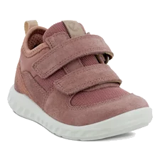 Dziewczęce zamszowe sneakersy ECCO® SP.1 Lite - Różowy - Main