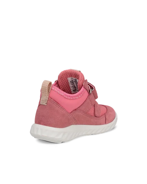 Dziecięce zamszowe sneakersy ECCO® SP.1 Lite - Różowy - B