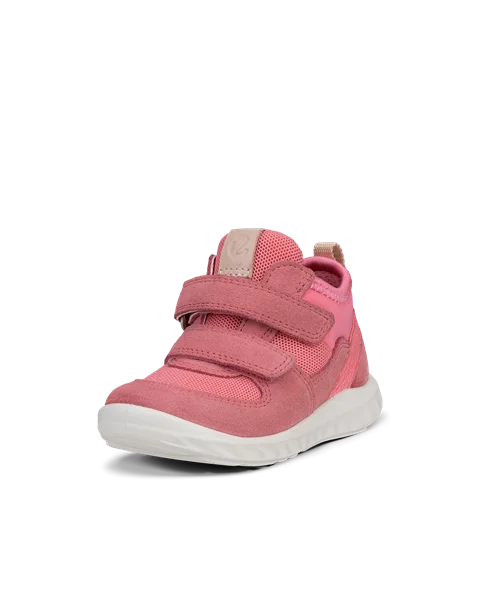 Dziecięce zamszowe sneakersy ECCO® SP.1 Lite - Różowy - M