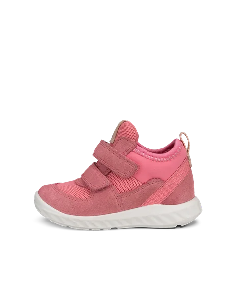 ECCO® SP.1 Lite Kinder Sneaker aus Veloursleder - Pink - O