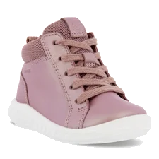 ECCO® SP.1 Lite sneakers i læder med Gore-Tex membran og snørebånd til piger - Pink - Main