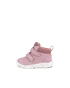 Dziecięce nubukowe buty sportowe na rzepy Gore-Tex ECCO® SP.1 Lite - Różowy - O