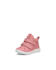 Kids' ECCO® SP.1 Lite Infant Leather Gore-Tex Hook & Loop Trainer - Pink - M