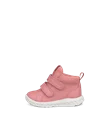 Kids' ECCO® SP.1 Lite Infant Leather Gore-Tex Hook & Loop Trainer - Pink - O