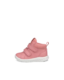 ECCO® SP.1 Lite Infant Träningssko skinn med kardborreband och Gore-Tex barn - Pink - O