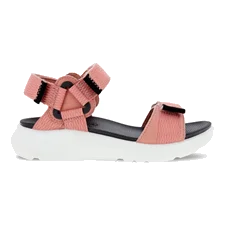 Girls' ECCO® SP.1 Lite Textile Sandal - Pink - Outside