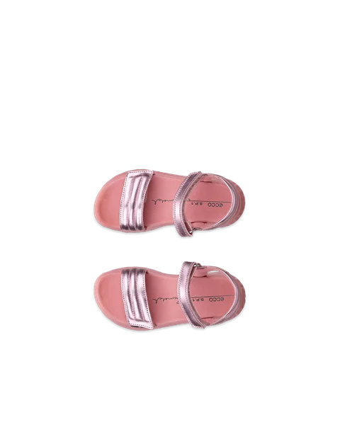 ECCO® SP.1 Lite Sandal lædersandaler til børn - Pink - Top_Left_Pair