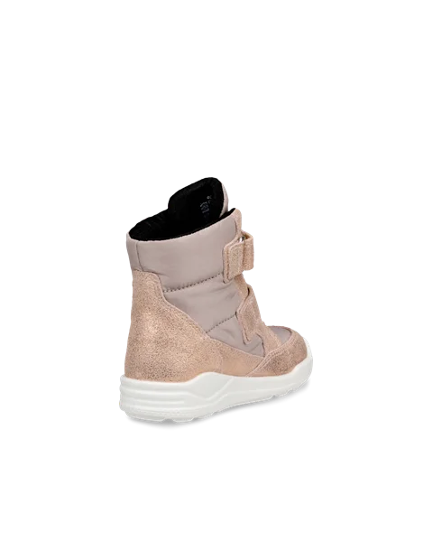 ECCO® Urban Mini Kinder Ankle Boot aus Veloursleder mit Gore-Tex - Pink - B