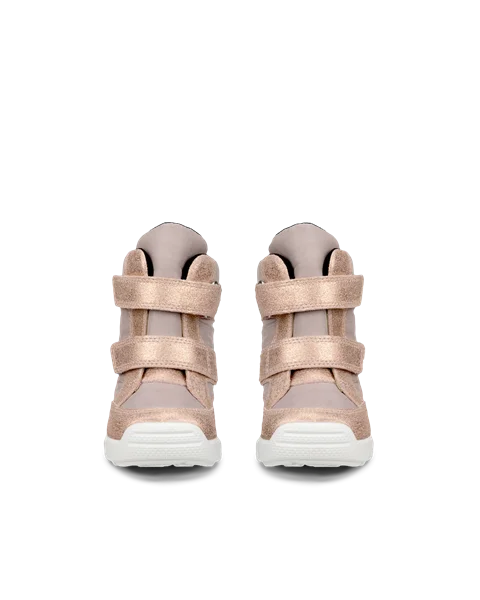 ECCO® Urban Mini zamšādas Gore-Tex puszābaki bērniem - Pink - Front_Pair