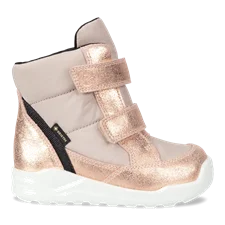 ECCO® Urban Mini Mädchen Ankle Boot aus Veloursleder mit Gore-Tex - Pink - Outside