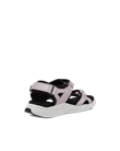 Dievčenské kožené vychádzkové sandále ECCO® X-Trinsic - Ružová - B