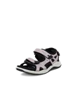 Otroški usnjeni pohodniški sandal ECCO® X-Trinsic - Pink - M