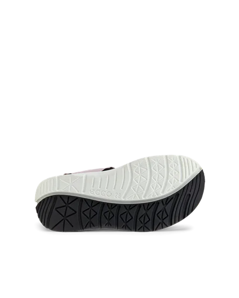 Dievčenské kožené vychádzkové sandále ECCO® X-Trinsic - Ružová - S