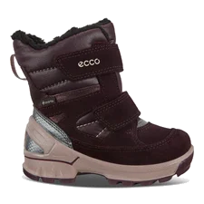 Girls' ECCO Biom Hike Suede Gore-Tex Winter Boot - Purple - Outside