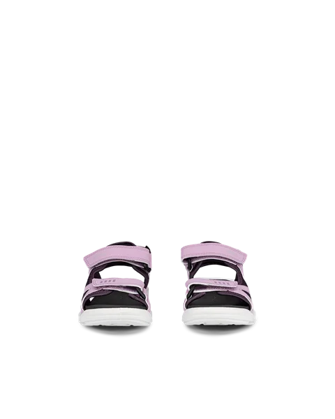 ECCO® BIOM Raft Kinder Sandale mit zwei Riemen - Lila - Front_Pair