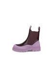 ECCO® Grainer botte Chelsea en cuir pour enfant - Violet - O