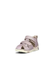 ECCO® Mini Stride ādas zvejnieku tipa sandales bērniem - Violets - M