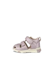 ECCO® Mini Stride ādas zvejnieku tipa sandales bērniem - Violets - O