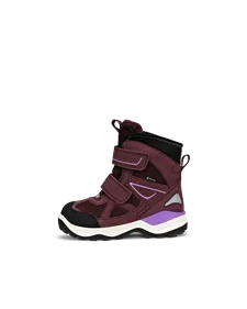 Kids' ECCO® Snow Mountain Nubuck Gore-Tex Winter Boot - Purple - O