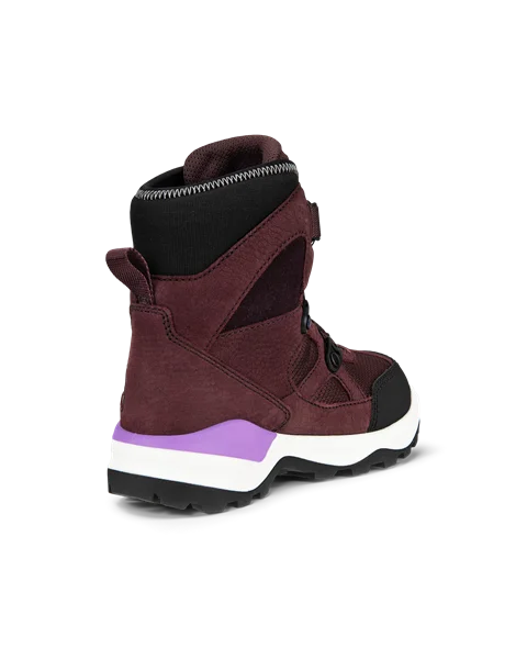 ECCO® Snow Mountain nubuko „Gore-Tex“ žieminiai batai vaikams - Violetinė - B