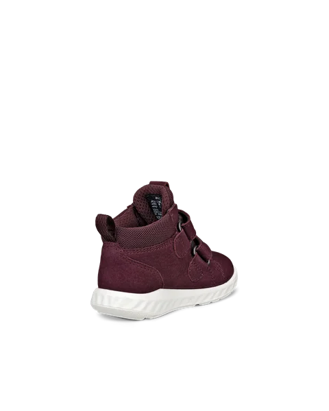 ECCO® Sp.1 Lite baskets en nubuck Gore-Tex à scratch pour enfant - Violet - B