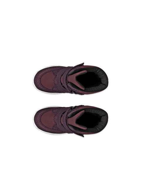 ECCO® Urban Mini jente Gore-Tex halvhøy støvel semsket skinn - Purple - Top_Left_Pair