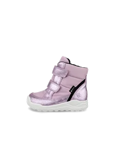 Kids' ECCO® Urban Mini Suede Gore-Tex Mid-Cut Boot - Purple - O