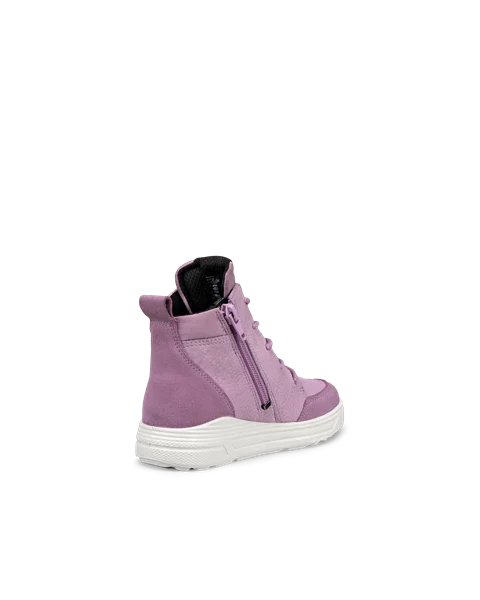 ECCO® Urban Snowboarder bottes d'hiver en nubuck Gore-Tex pour enfant - Violet - B