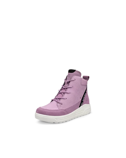 ECCO® Urban Snowboarder bottes d'hiver en nubuck Gore-Tex pour enfant - Violet - M