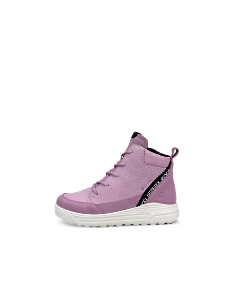 ECCO® Urban Snowboarder nubuka Gore-Tex ziemas zābaki bērniem - Violets - O