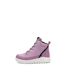 Kids' ECCO® Urban Snowboarder Nubuck Gore-Tex Winter Boot - Purple - O