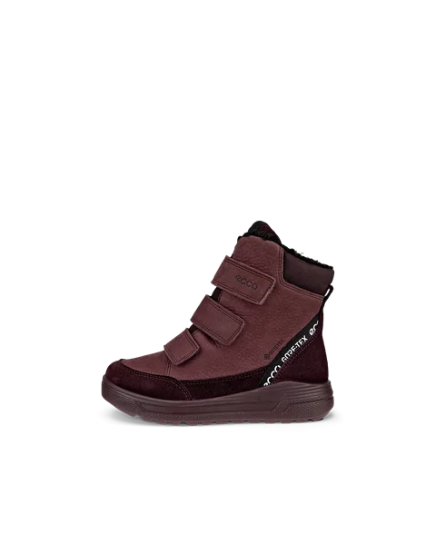 ECCO® Urban Snowboarder Gore-Tex vinterstøvle i nubuck til børn - Lilla - O