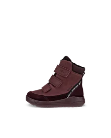 ECCO® Urban Snowboarder bottes d'hiver en nubuck Gore-Tex pour enfant - Violet - O