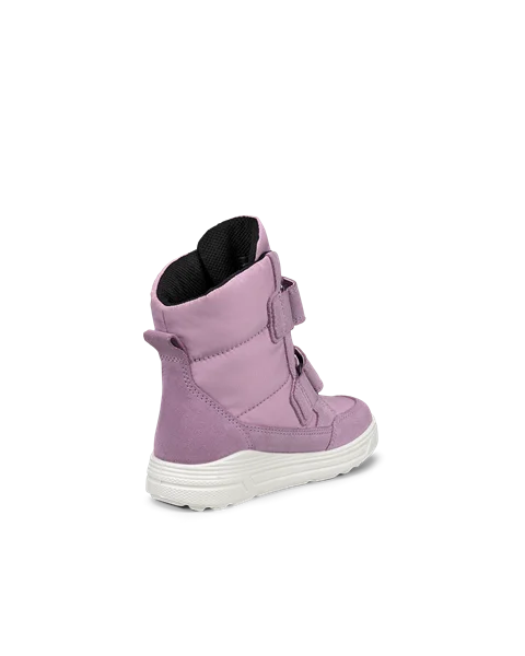 ECCO® Urban Snowboarder zamšādas Gore-Tex ziemas zābaki bērniem - Violets - B